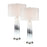 Elk Lighting Lyric 34'' Table Lamp, Set of 2, White/White - S0019-10302-S2