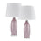 Elk Lighting Bede 31'' 1 Light Table Lamp, Set of 2, Pink/White