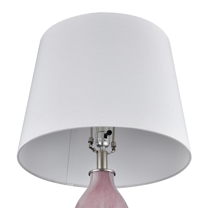 Elk Lighting Bede 31'' 1 Light Table Lamp, Set of 2, Pink/White