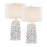 Elk Lighting Bowen 31.5'' Table Lamp, Set of 2, White/White - S0019-10308-S2