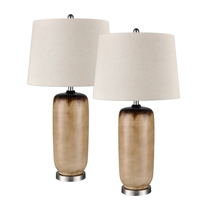 Elk Lighting Bromley 32.5'' Table Lamp, Set of 2, Brown/Brown