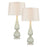 Elk Lighting Mariani 1 Light Table Lamp, Set of 2, Seafoam/White - S0019-8037-S2