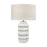 Elk Lighting Calabar 1 Light Table Lamp, Set of 2, White/White