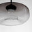 ET2 Lighting Bombona 1Lt 16"X7" LED Pendant, Black/Smoke