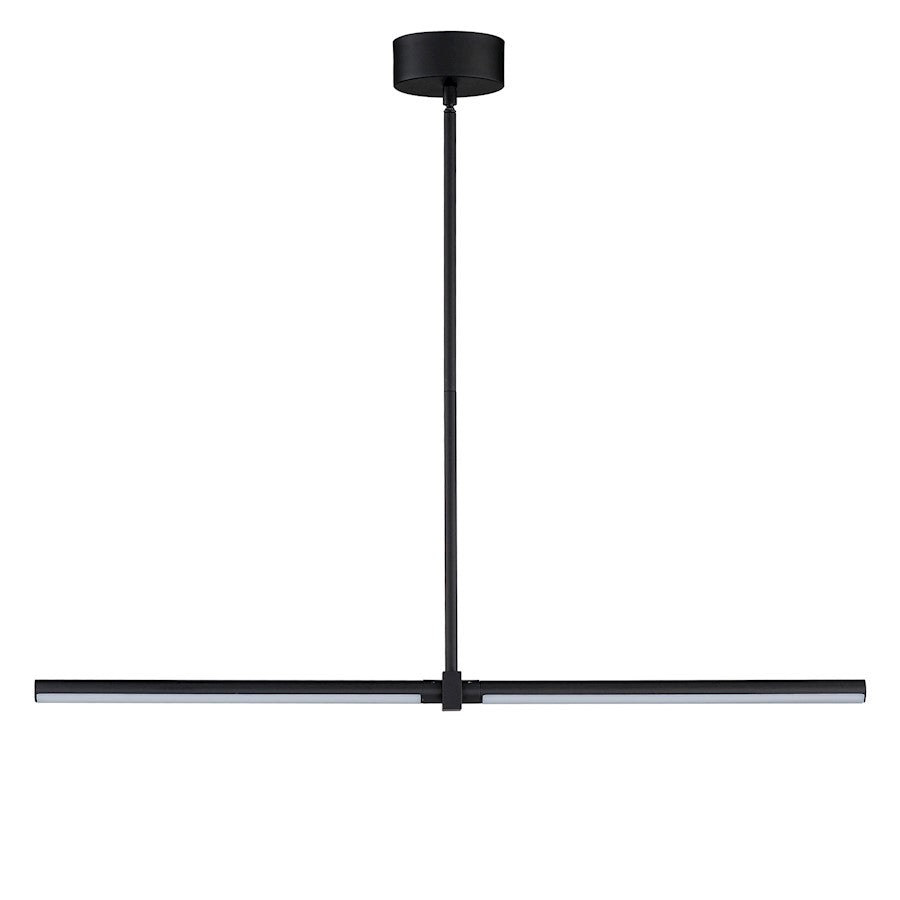 ET2 Lighting Dorian 2 Light Linear Pendant, Black - E21355-BK