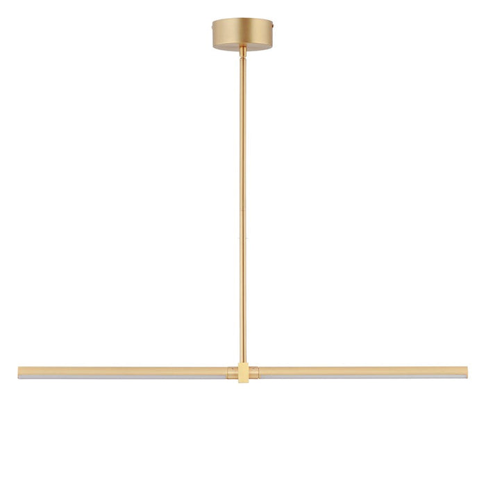 ET2 Lighting Dorian 2 Light Linear Pendant, Gold - E21355-GLD