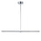 ET2 Lighting Dorian 2 Light Linear Pendant, Polished Chrome - E21355-PC