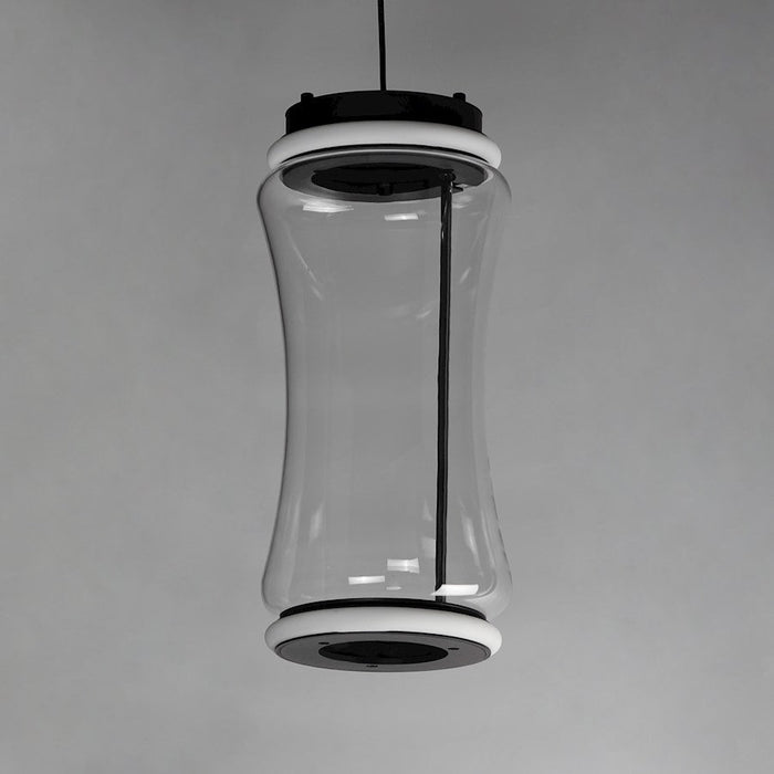 ET2 Lighting Syndicate Multi-Light Pendant, Black/Clear