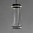 ET2 Lighting Syndicate Multi-Light Pendant, Black/Clear