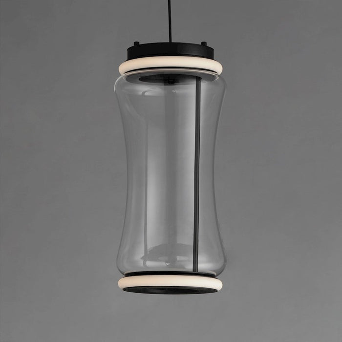 ET2 Lighting Syndicate Multi-Light Pendant, Black/Clear