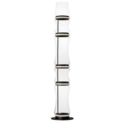 ET2 Lighting Syndicate 5 Light Floor Lamp, Black/Clear - E21389-18BK