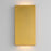 ET2 Lighting Brik 2Lt LED Outdoor Wall Mount, Brass