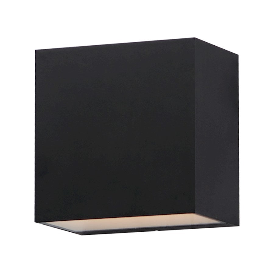 ET2 Lighting Blok 1 Light LED Outdoor Sconce, Black - E23216-BK