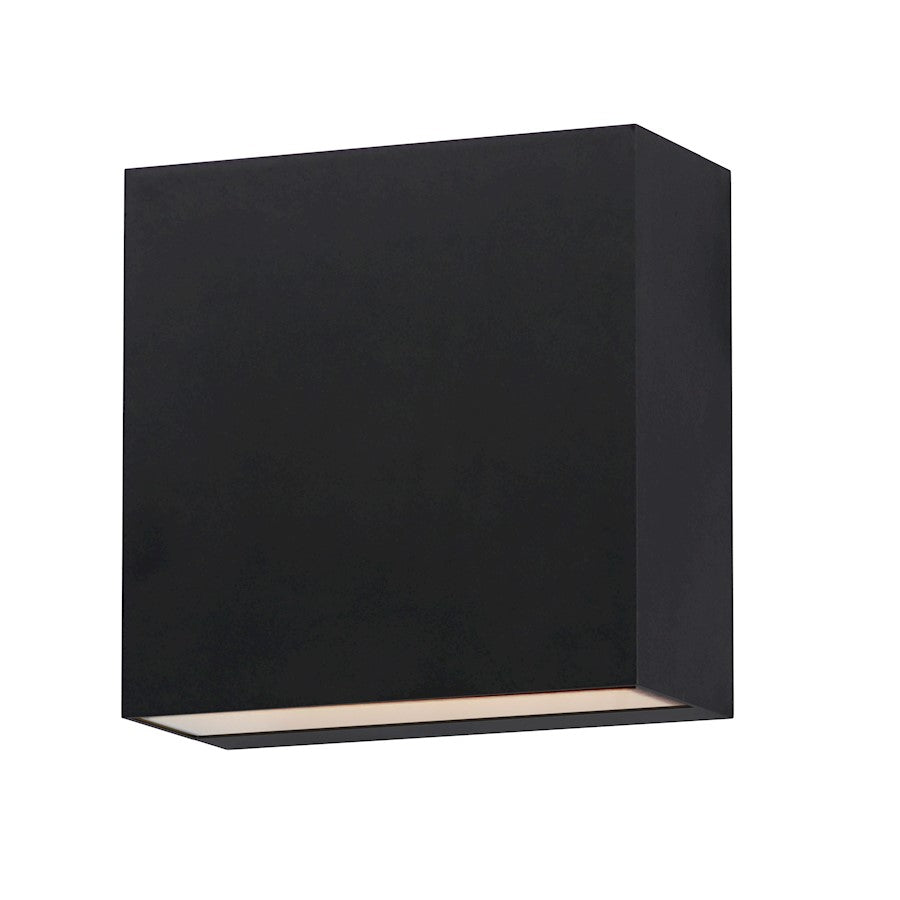 ET2 Lighting Cubed 1 Light Outdoor Wall Mount, Black - E23222-BK