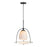 ET2 Lighting Focal Point 1 Light 15" Pendant, Black - E23336-92BK