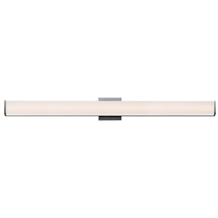 ET2 Lighting Baritone 1 Light 48" LED Wall Sconce, Nickel/White - E23408-01SN