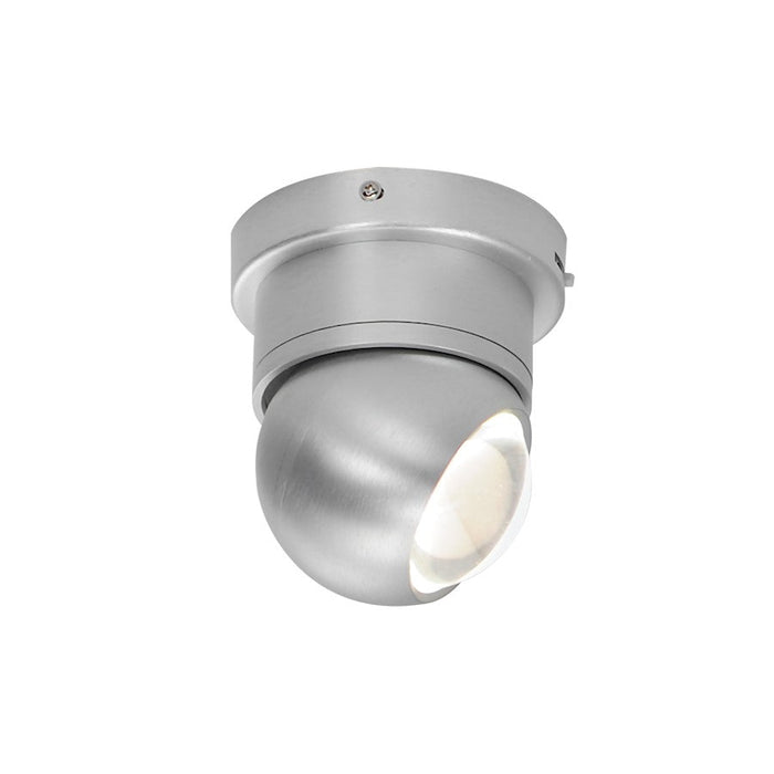 ET2 Lighting Nodes 1 Light Flush Mount, Brushed Aluminum - E23510-AL