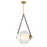 ET2 Lighting Dispatch 1Lt 21" LED Pendant, Brass/Frosted - E24089-90NAB