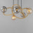 ET2 Lighting Planetary LED Chandelier, Gold/Multi Color