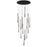 ET2 Lighting Stillo 18 Light Multi-Light Pendant, Black/Smoke - E24219-138BK