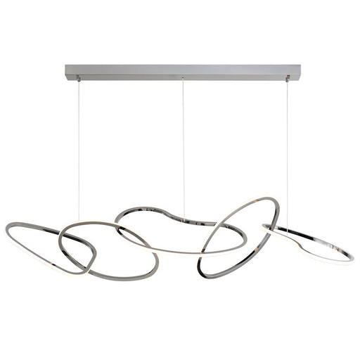 ET2 Lighting Unity 1 Light Linear Pendant, Black Chrome - E24616-BC