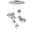 ET2 Lighting Ice Cube 9Lt Multi-Light LED Pendant, Chrome/Clear - E24689-28PC