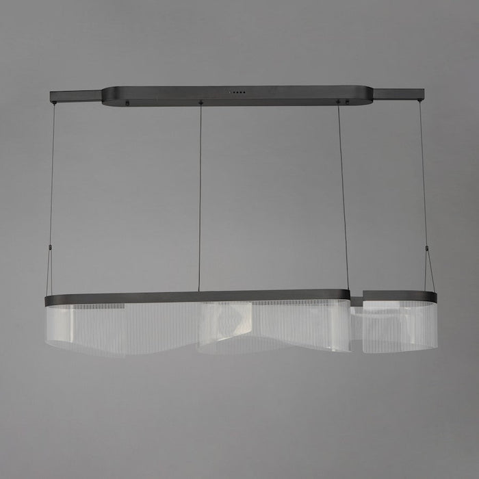 ET2 Lighting Sonata Linear Pendant, Black/Acrylic