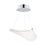 ET2 Lighting Rinkle 1Lt LED Pendant, Chrome/Patterned Acrylic - E24881-133PC