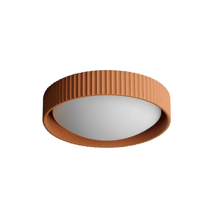 ET2 Lighting Souffle 1 Light 14" Flush Mount, Terra Cotta - E25051-TRC