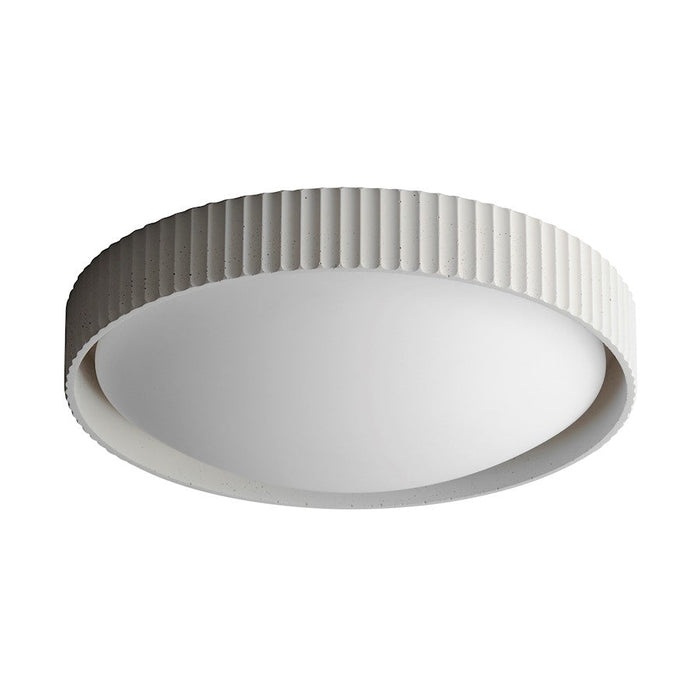 ET2 Lighting Souffle 1 Light 18" Flush Mount, Chaulk White - E25058-CHK