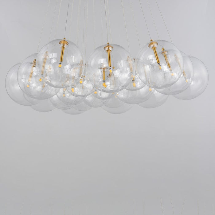 ET2 Lighting Burst 20 Light Multi-Light Pendant, Gold