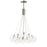 ET2 Lighting Burst 12 Light Pendant, Satin Nickel/Clear - E25089-18SN