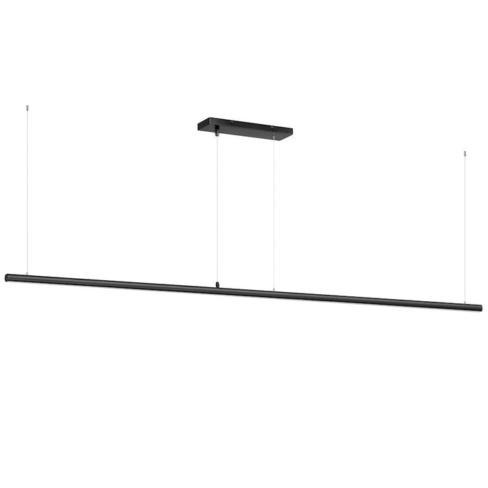 ET2 Lighting Continuum 1 Light 96" Linear Pendant, Black/Frosted - E26008-90BK