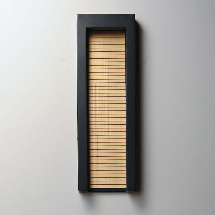 ET2 Lighting Alcove 2 Light LED Outdoor Wall Sconce, Black/Gold