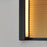 ET2 Lighting Alcove 2 Light LED Outdoor Wall Sconce, Black/Gold