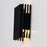 ET2 Lighting Rampart 2 Light LED Outdoor Wall Sconce, Black