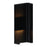 ET2 Lighting Rampart Medium 2 Light LED Outdoor Wall Sconce, Black - E30114-BK