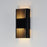 ET2 Lighting Rampart 2 Light LED Outdoor Wall Sconce, Black