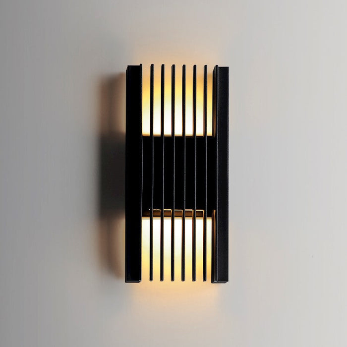 ET2 Lighting Rampart 2 Light LED Outdoor Wall Sconce, Black