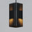 ET2 Lighting Rampart 2 Light LED Outdoor Pendant, Black