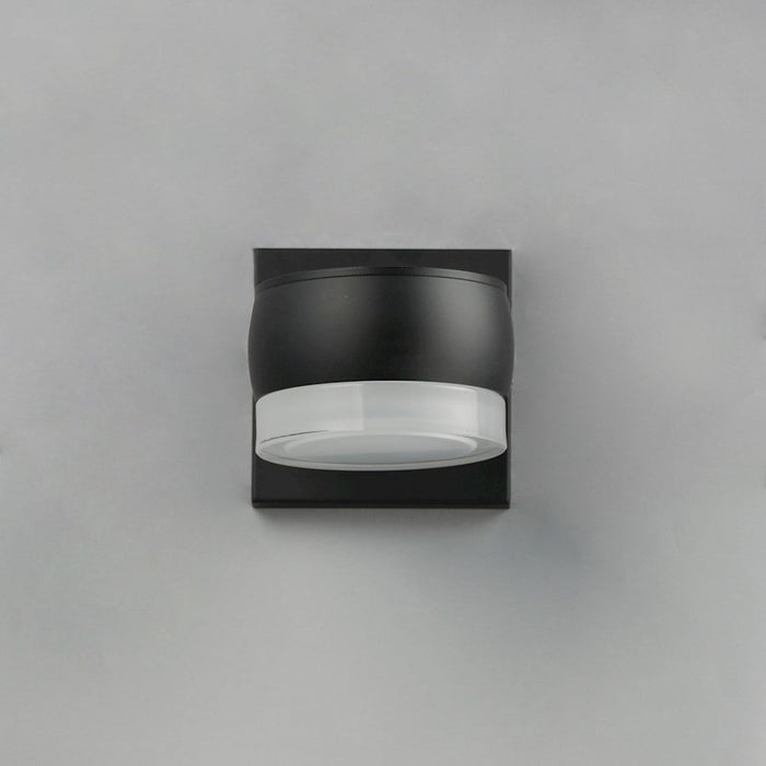 ET2 Lighting Modular Can 2 Light LED Outdoor Sconce, Black/Clear/White