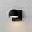 ET2 Lighting Modular Dome 1 Light LED Outdoor Sconce, Black