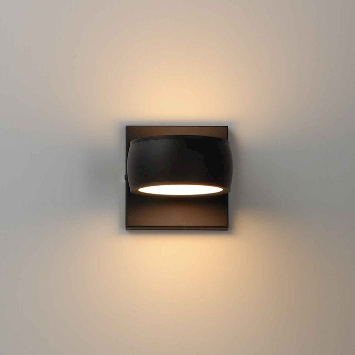 ET2 Lighting Modular LED Outdoor Wall Sconce, Black