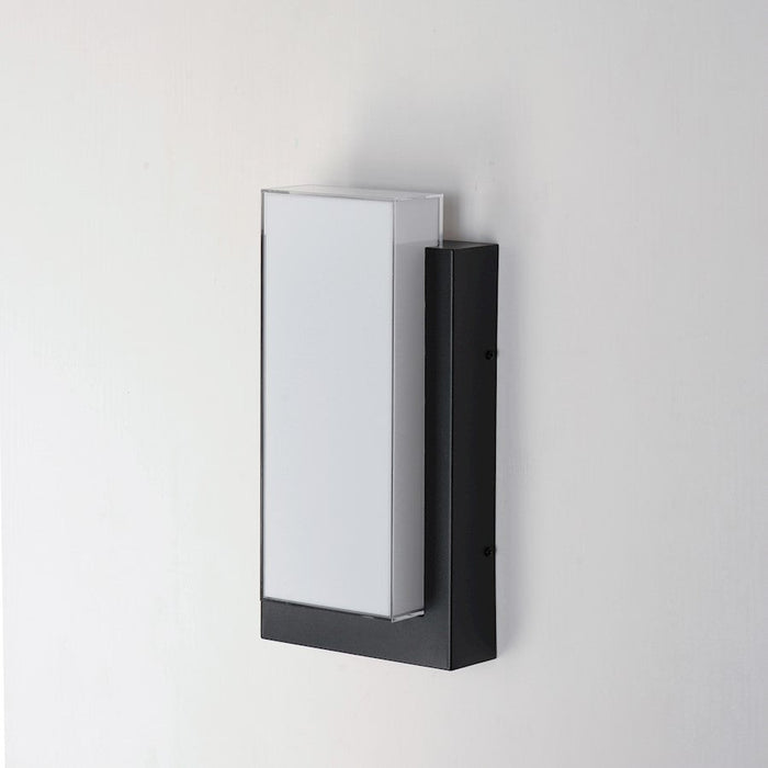 ET2 Lighting Tower LED 1 Light Outdoor Wall Sconce, Black/White