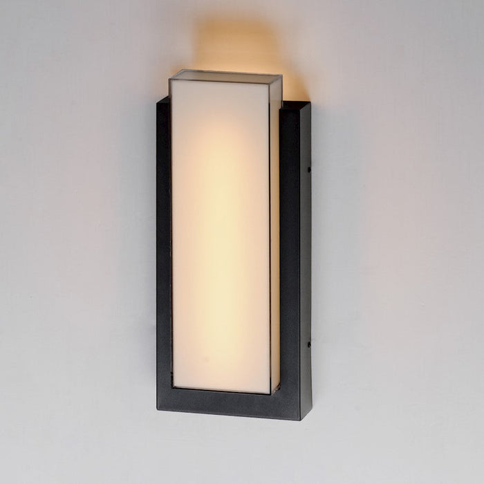 ET2 Lighting Tower LED 1 Light Outdoor Wall Sconce, Black/White