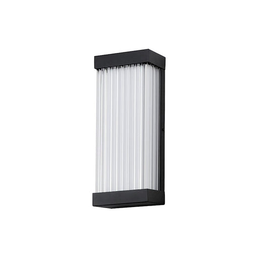 ET2 Lighting Acropolis 1Lt 14" LED Outdoor Wall, Black/Crystal - E30230-122BK