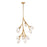 ET2 Lighting Blossom 37.5" 10-Light Pendant, Brass/Clear/Frosted - E32798-93NAB