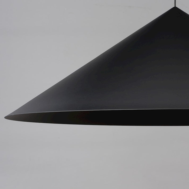 ET2 Lighting Pitch 1 Light 51" LED Pendant, Black