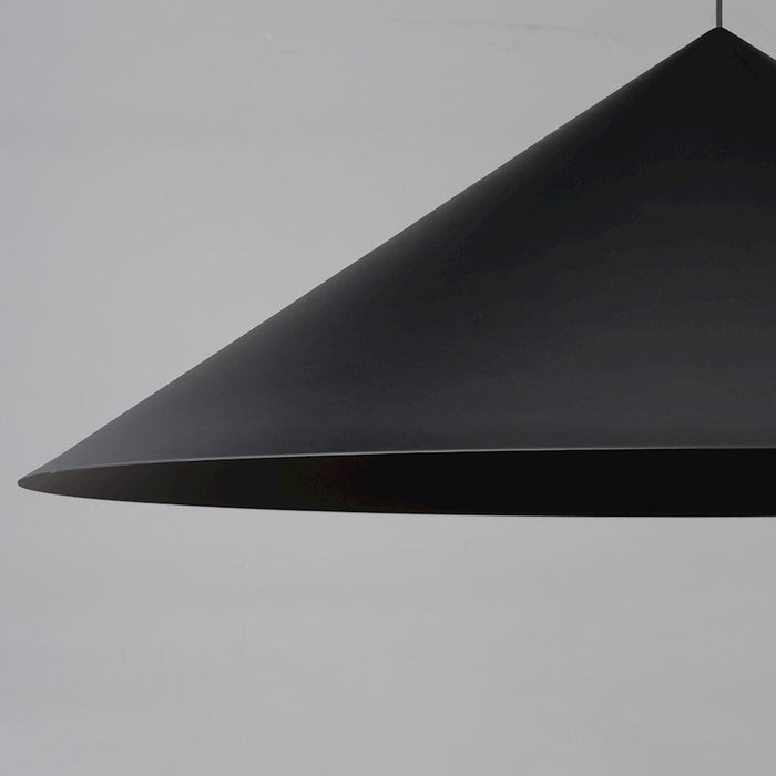 ET2 Lighting Pitch 1 Light 51" LED Pendant, Black