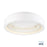 ET2 Lighting iCorona 1 Light 24" LED Flush Mount, Matte White - E35101-MW